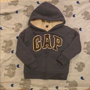 Baby Gap fur lined hoodie
